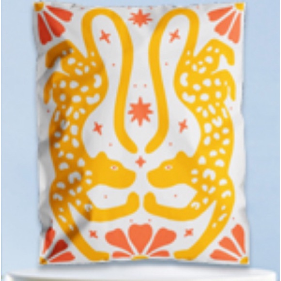 Dancing Leopards 🐆 🐆 Print Polymailers.         10 x 13  qty 25 - Picture 6 of 11